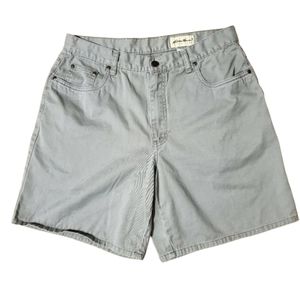 Eddie Bauer Green Shorts 100% Cotton Women's Size 14